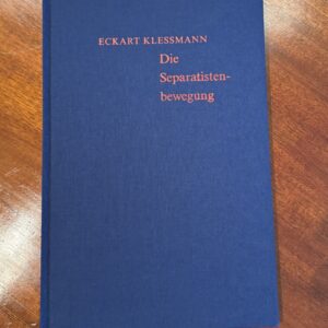 Eckart Klessmann Die Separatistenbewegung